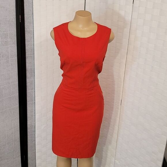 BRAND NEW PERCEPTIONS NEW YORK SLEEVELESS INVISIBLE BACK ZIPPER CLOSURE DRESS - Picture 13 of 15
